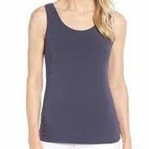 NIC+ZOE Tops - Nic + Zoe Nic and Zoe Plus $58 Blueprint Blue Perfect Tank Tank Sz 2X NWT!